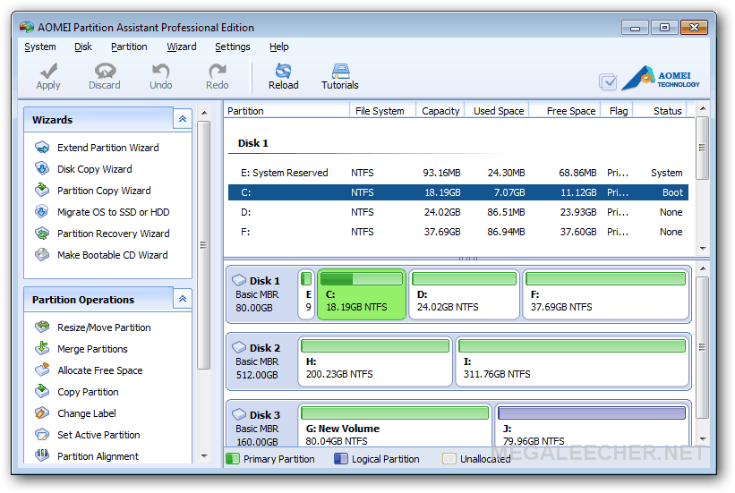 for windows instal AOMEI Partition Assistant Pro 10.1