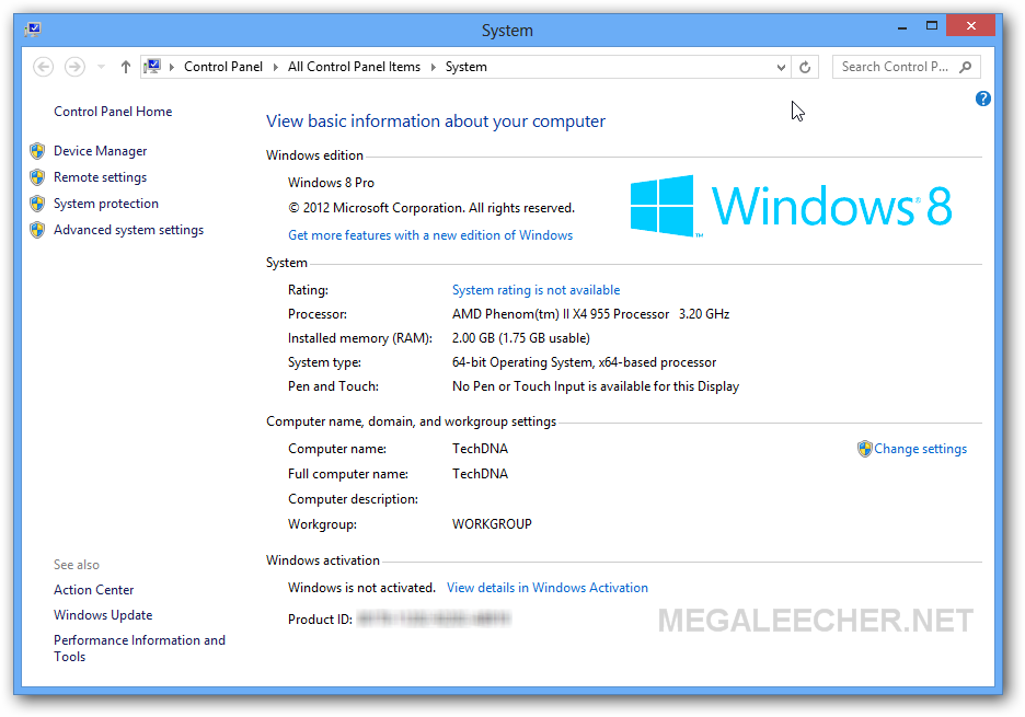 Windows 8 Activation