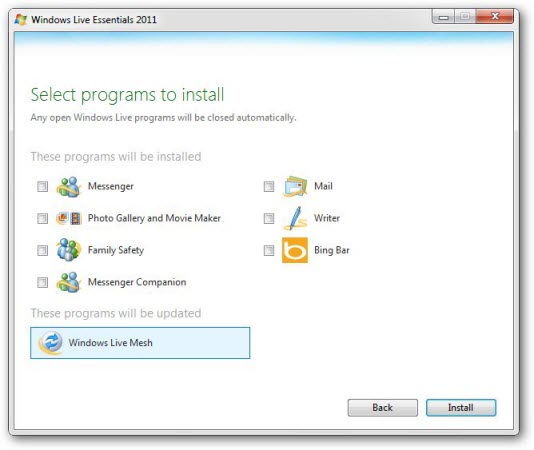 windows live essentials 2009 offline installer
