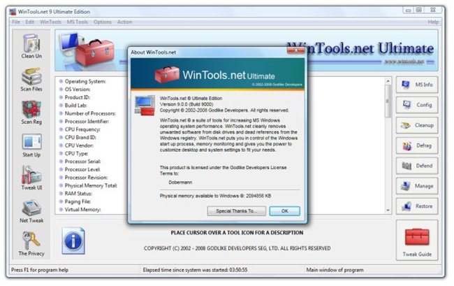 WinTools net Premium 23.7.1 for windows instal free