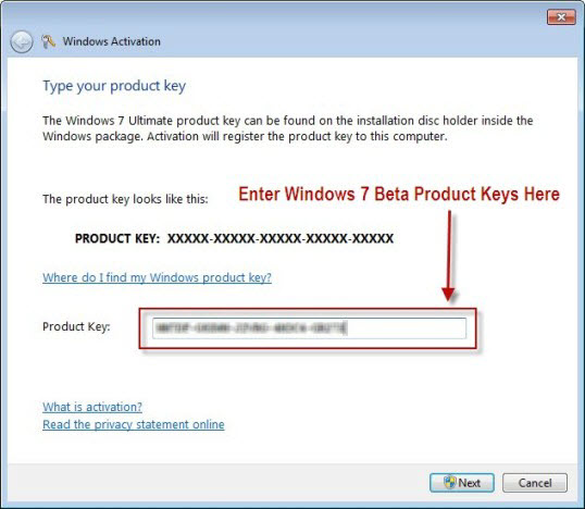 windows 7 serial key