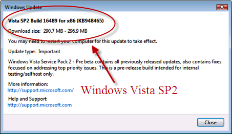 Simple Hack To Download Windows Vista Service Pack 2 From Windows Update Before Official Release Megaleecher Net