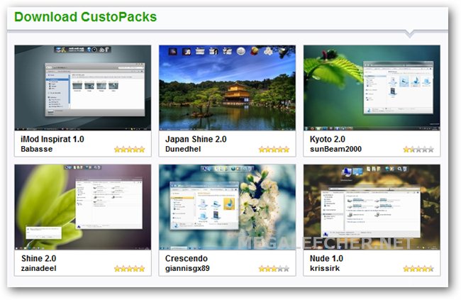 custopack mac themes for windows 7 free download