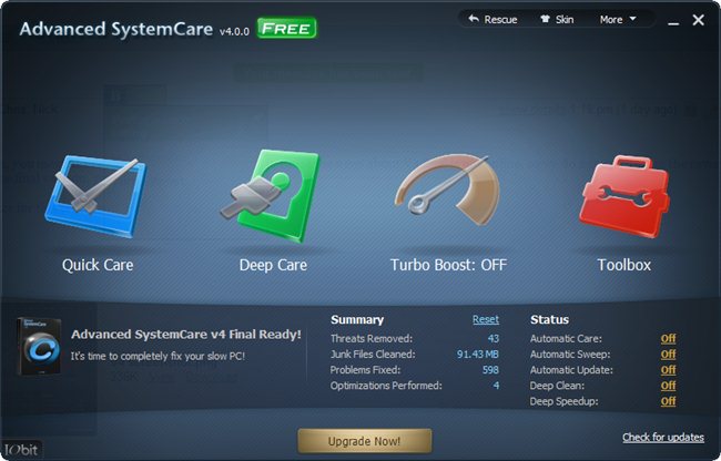 advanced system care by iobit