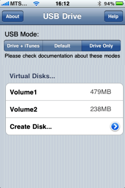 USB Drive To Store Data On iPhone