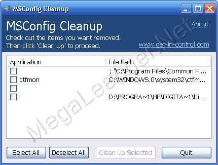 receiver clean up utility download