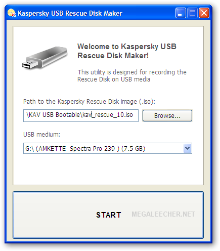 kaspersky rescue disk use
