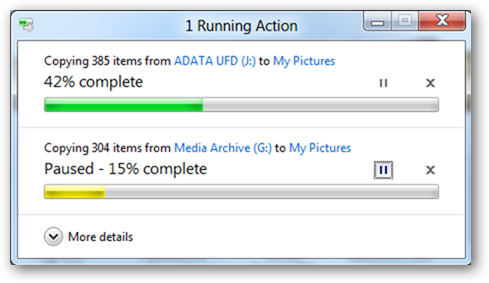New Windows 8 File Management Feature With Pause Functionality